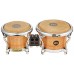 Meinl Percussion FWB100SNT-M - Mini bonghi in legno bongos junior serie Free Ride, diametro macho: 8,89 cm (3,5"), diametro hembra: 10,80 cm (4,25"), colore: Super Natural